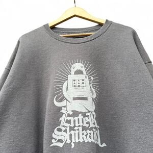 Enter shikari graphic screen printed on vintage fruit of the Loom sweatshirt emo